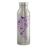 Step by Step Edelstahl-Isolierflasche 500ml Purple &amp; Rose