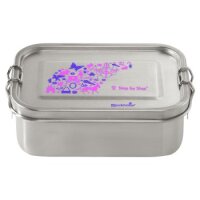 Step by Step Edelstahl-Lunchbox Purple & Rose